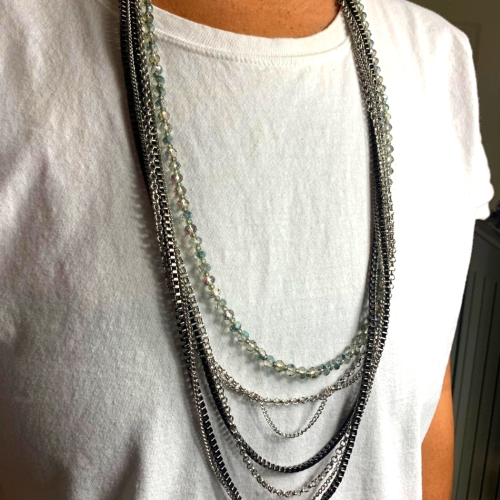 Multi-layer fashion necklace